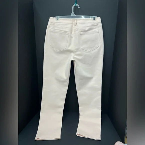 Tory Burch Blush light Pink pants with Gold Accents new with tag size 4 - Picture 3 of 11